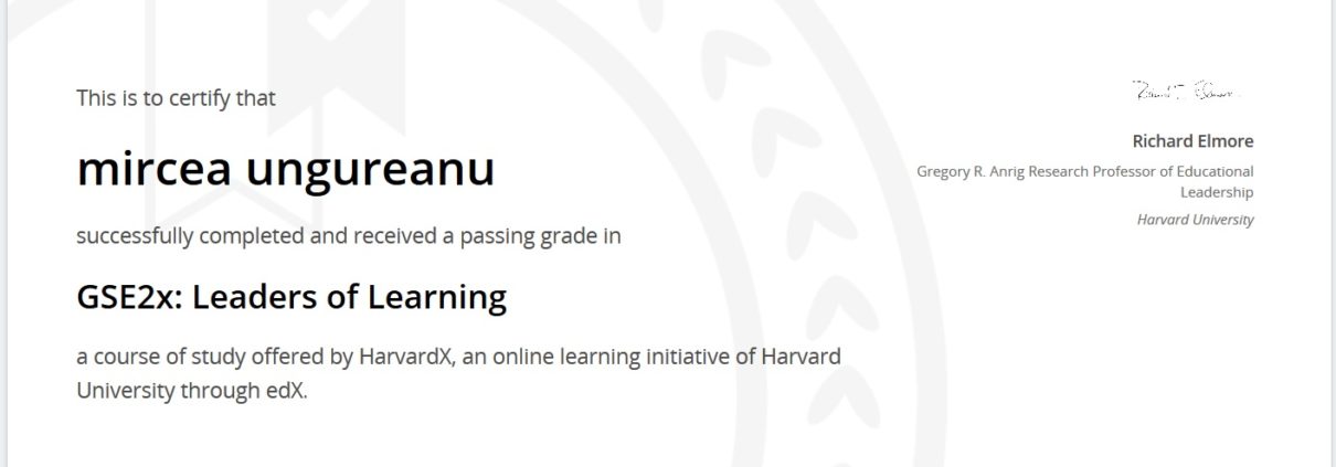 Certificat Harvard
